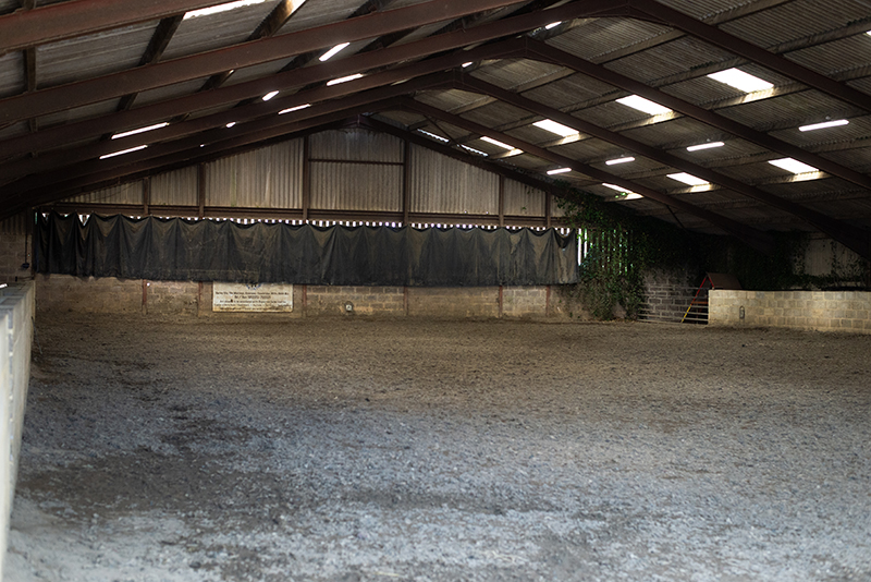 Large Indoor School at Michael Blake Racing